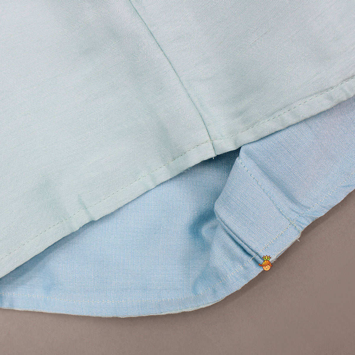 Pre Order: Blazer Style Blue Top And Heavy Zari Embroidered Pant