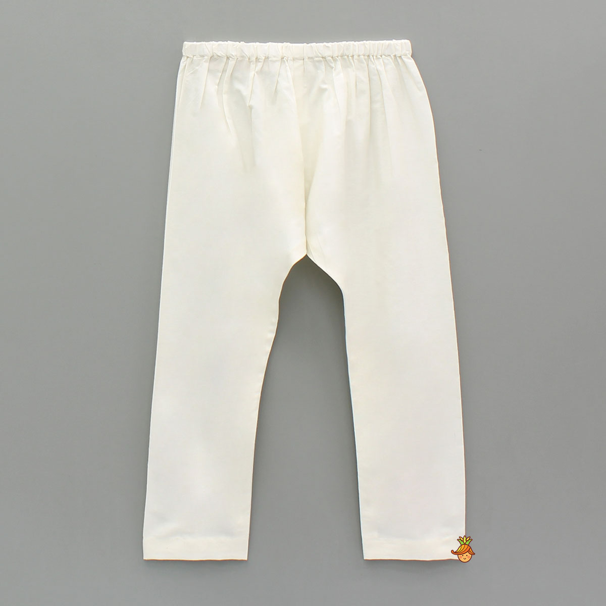 Pre Order: White Kurta With Asymmetric Black Jacket And White Pyjama