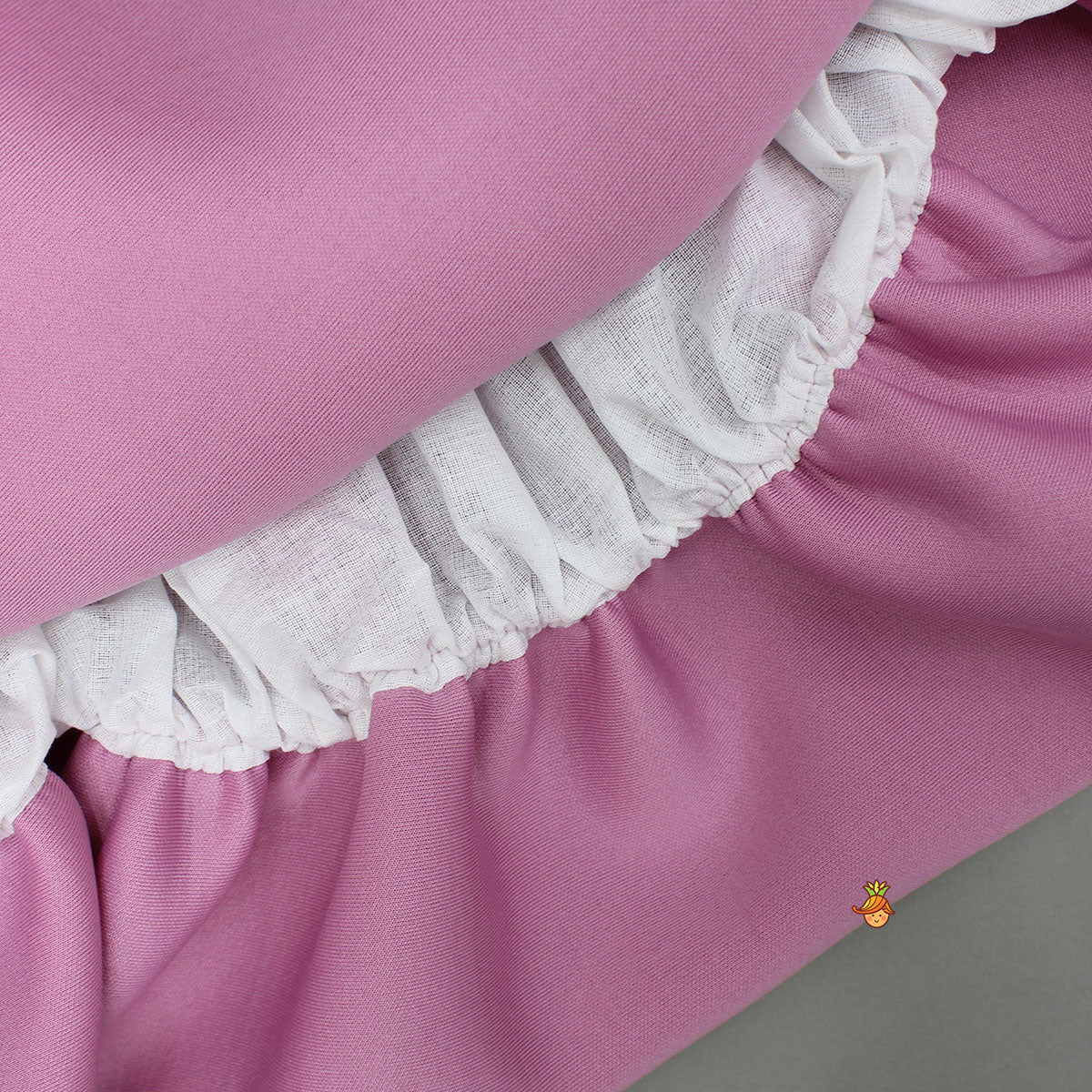 Pre Order: Pink Halterneck Balloon Dress With Bow Detailing