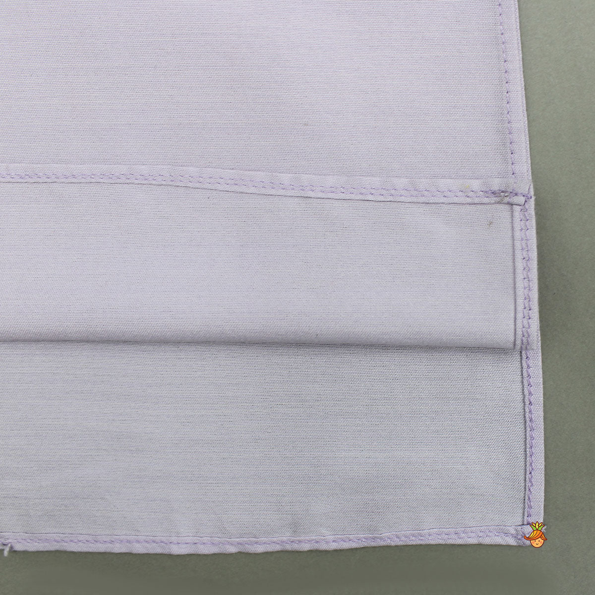 Pre Order: Lilac Embroidered Kurta With Silk Pyjama