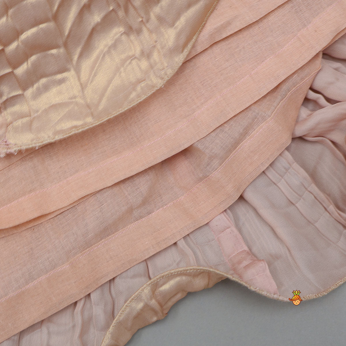 Pre Order: Beautiful Shimmery Halter Neck Top With Lehenga