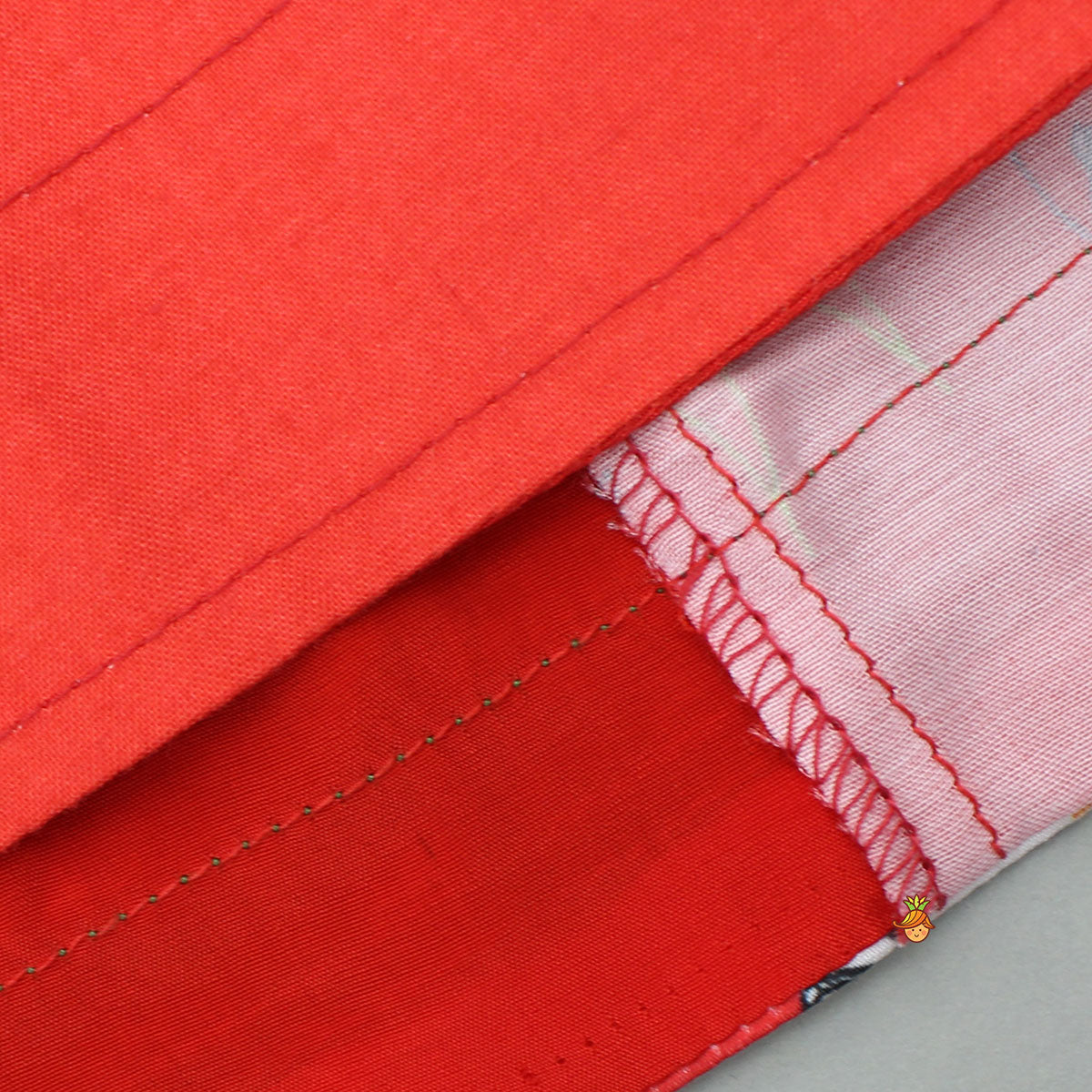 Pre Order: Red Applique Top With Matching Lehenga And Dupatta