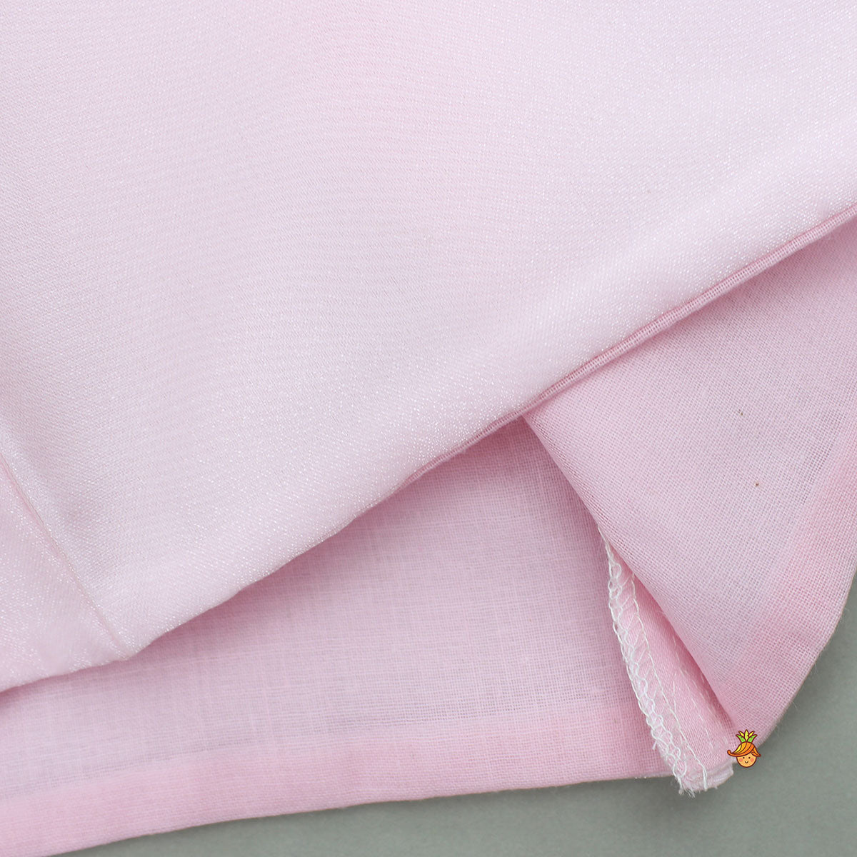 Pre Order: Pretty Pink Strappy Top With Floral Hand Embroidered Jacket And Flared Lehenga