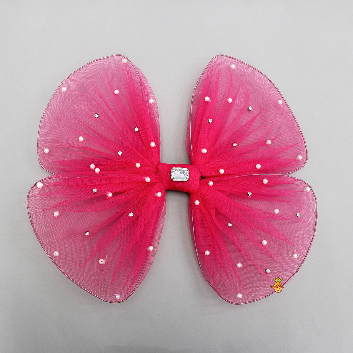 Pre Order: Flower Adorned Dress With Detachable Butterfly Wings