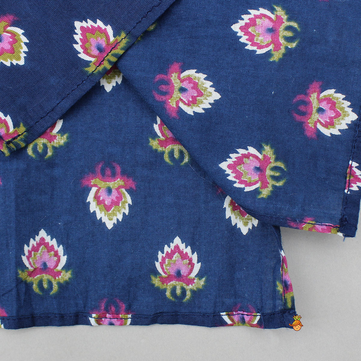Pre Order: Blue Printed Stylish Kurta And Pyjama