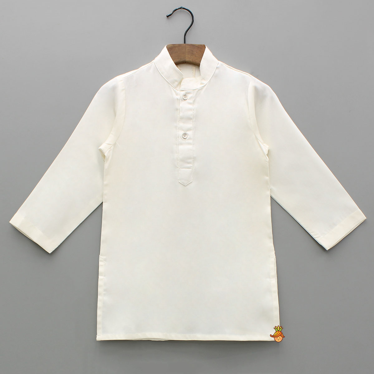 Pre Order: Off White Kurta With Front Open Sequin Laced Jacket And Dhoti