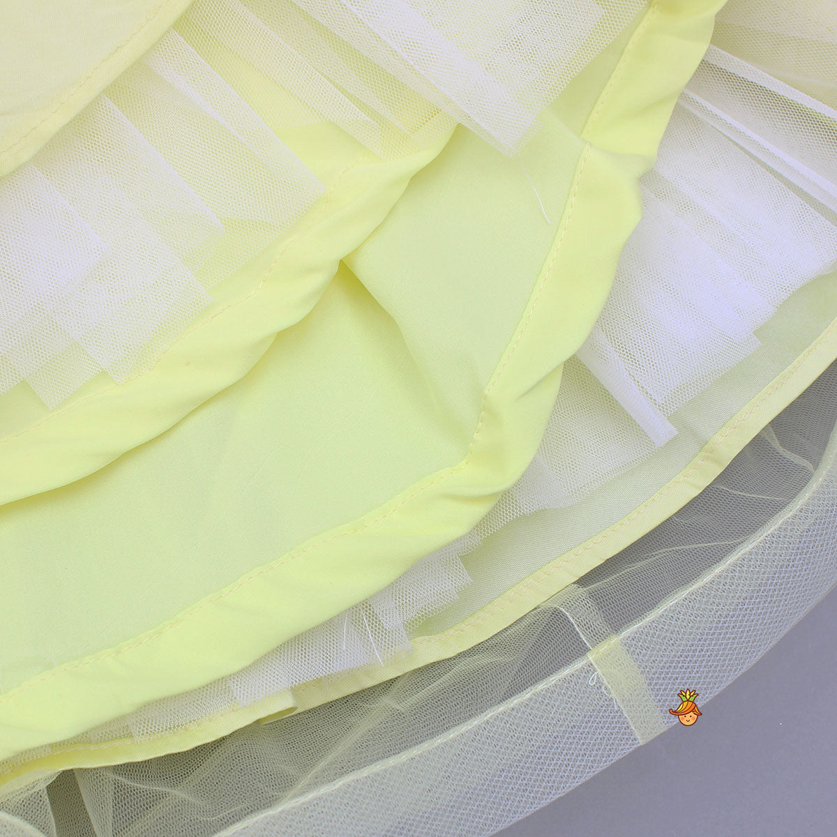 Pre Order: Stylish Yellow Crop Blazer Style Top With Flared Lehenga