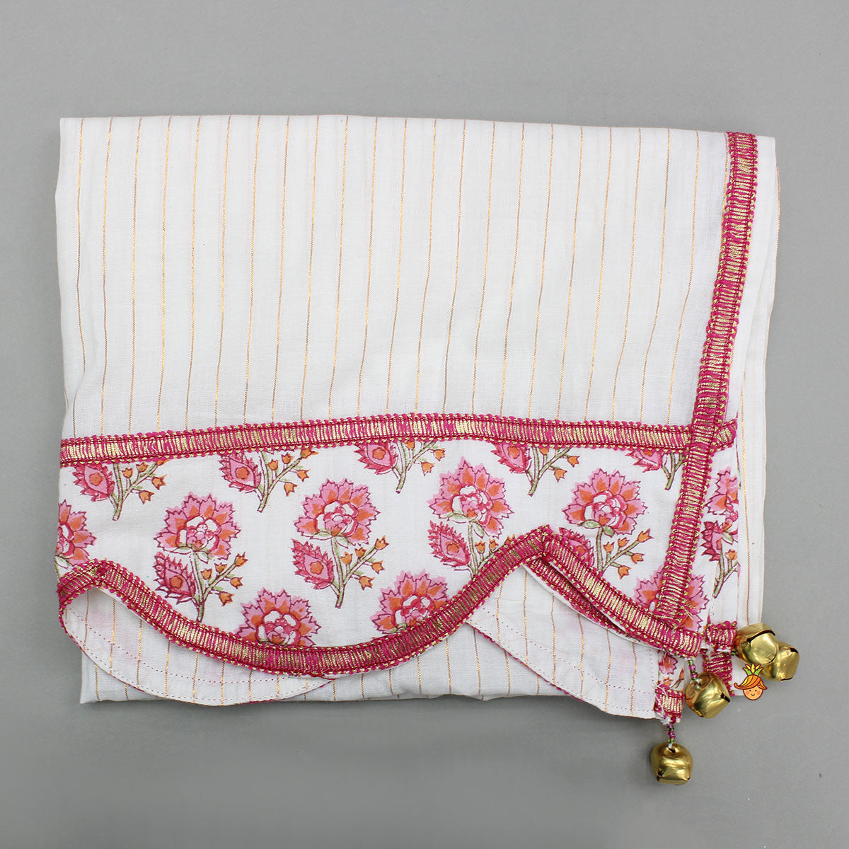 Pre Order: Beautiful Cotton Printed Sweetheart Neck Top With Printed Lehenga And Dupatta