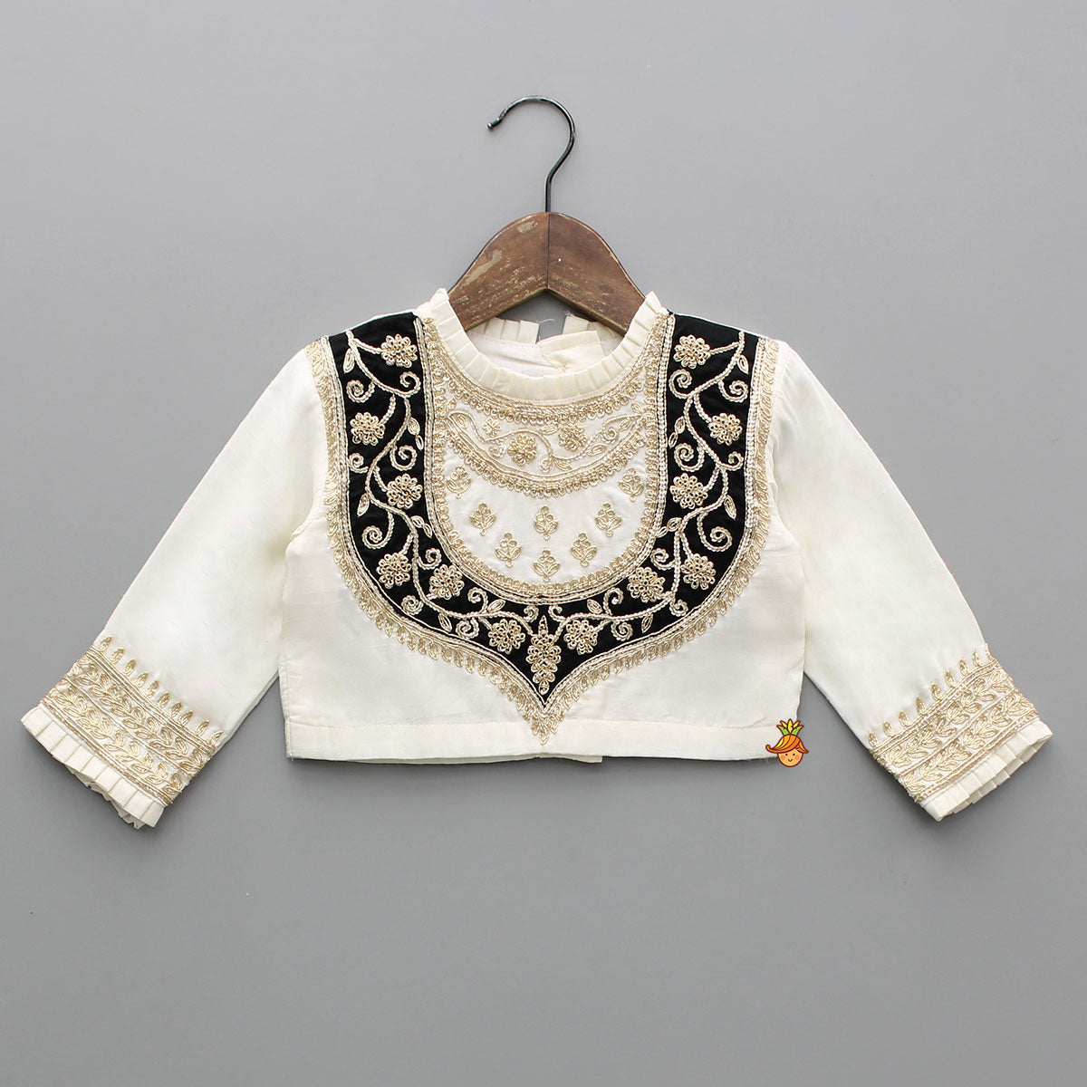 Pre Order: Exquisite Floral Embroidered Top With Lehenga And Dupatta