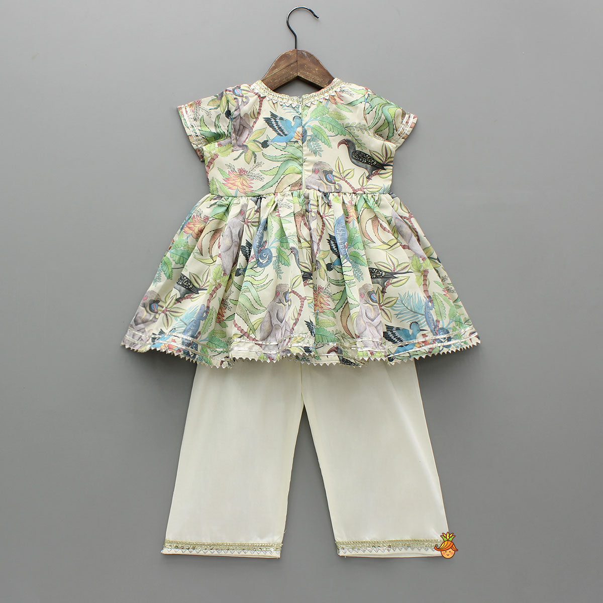 Pre Order: Digital Tropical Printed Kurti With Pant