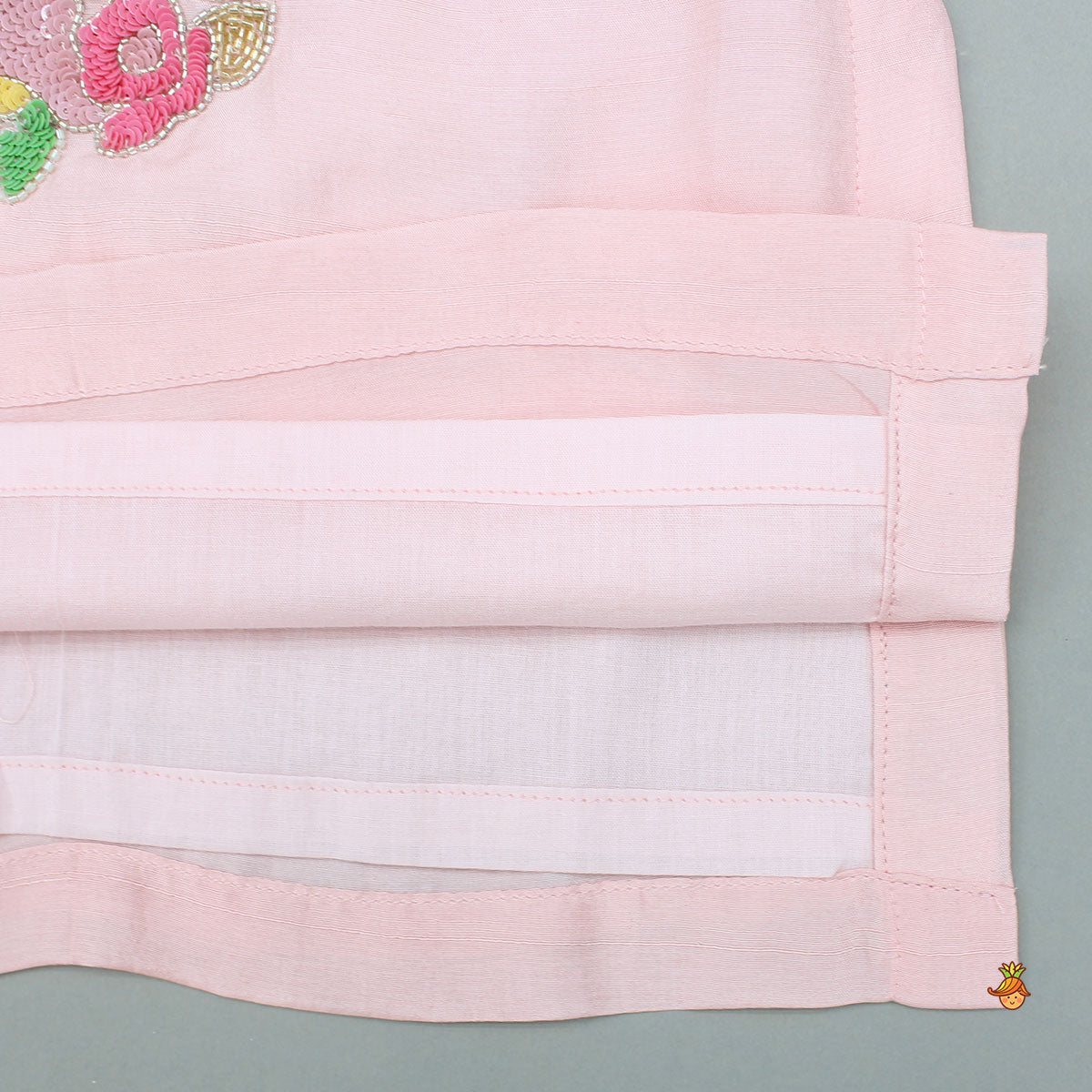Pre Order: Gorgeous Floral Embroidered Kurti With Pleated Palazzo And Dupatta