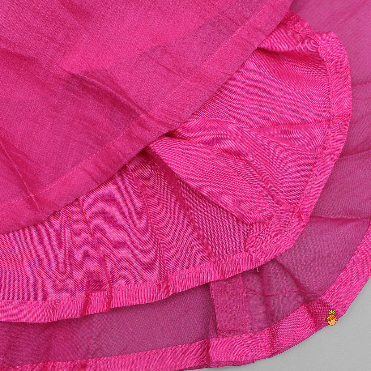 Pre Order: Pink Sequin Embellished Top With Flared Palazzo