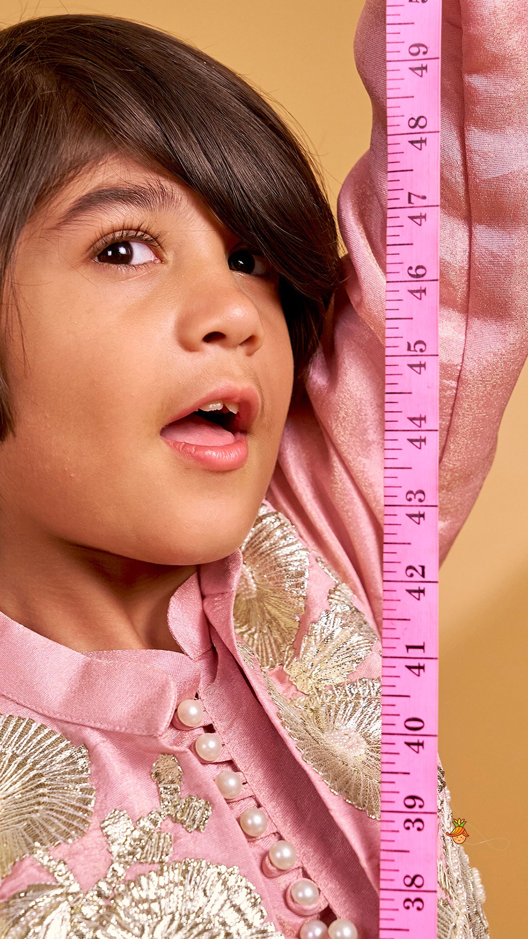 Pre Order: Shimmery Kurta With Shimmery Front Open Hand Embroidered Jacket And Pyjama