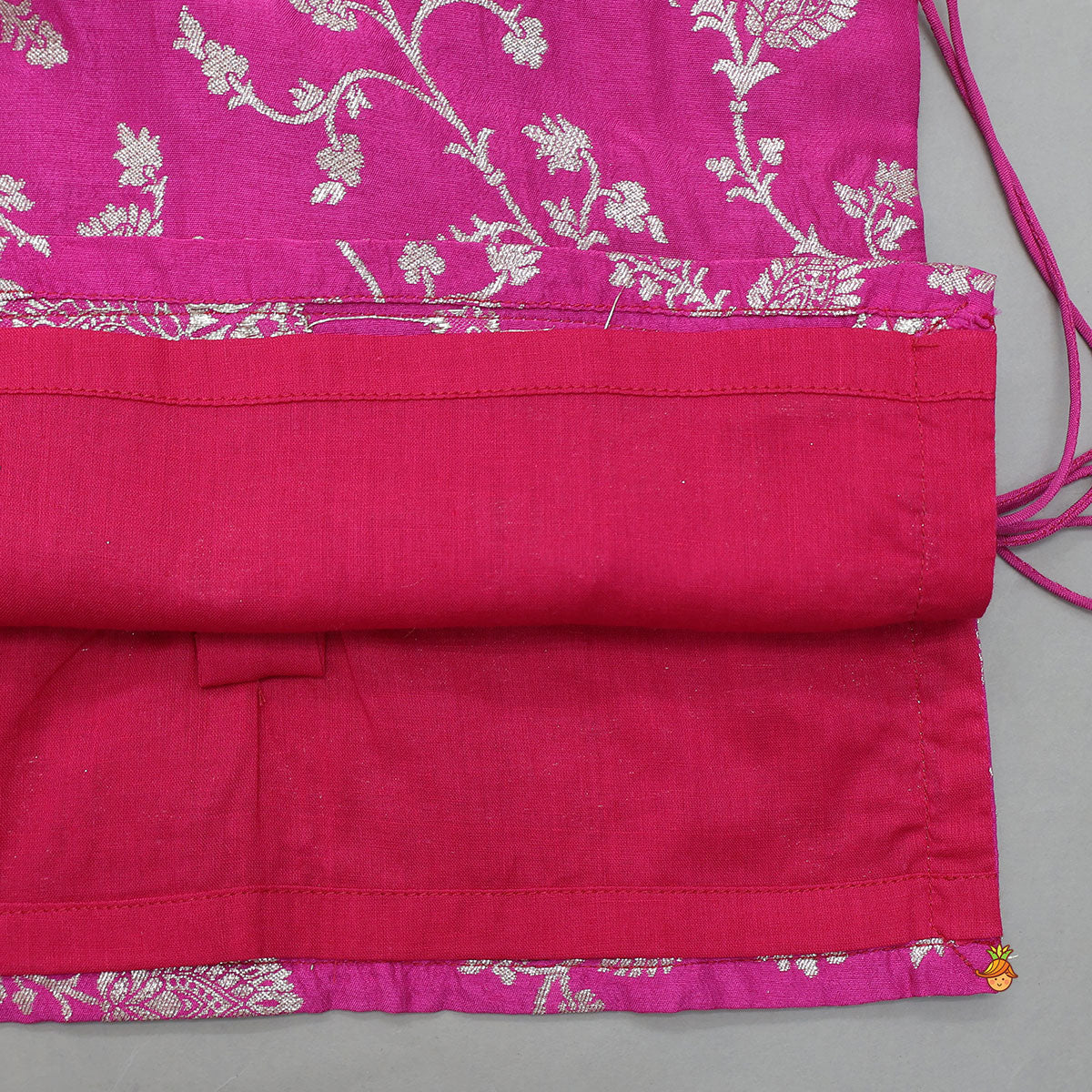 Pre Order: Gorgeous Pink Halter Neck Embroidered Kurti With Sharara And Dupatta
