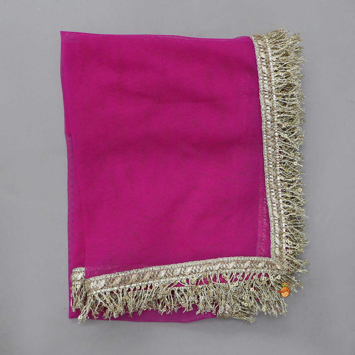 Pre Order: Gorgeous Pink Halter Neck Embroidered Kurti With Sharara And Dupatta