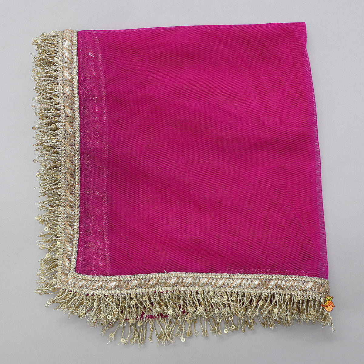 Pre Order: Gorgeous Pink Halter Neck Embroidered Kurti With Sharara And Dupatta
