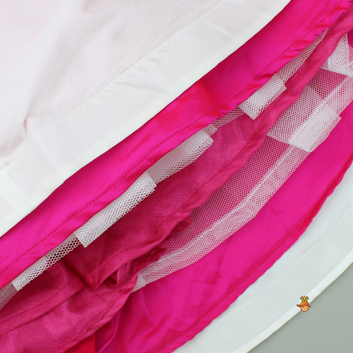 Pre Order: Pink Embroidered Top With Stylish Lehenga And Dupatta
