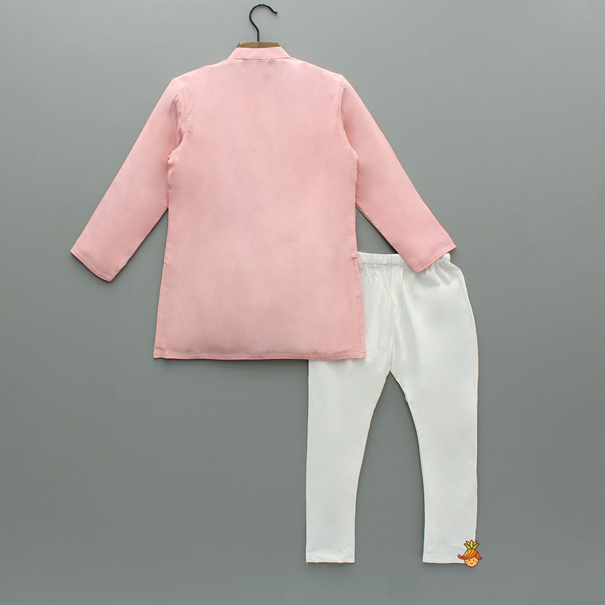 Pre Order: Floral Multicolour Hand Embroidered Kurta With Pyjama