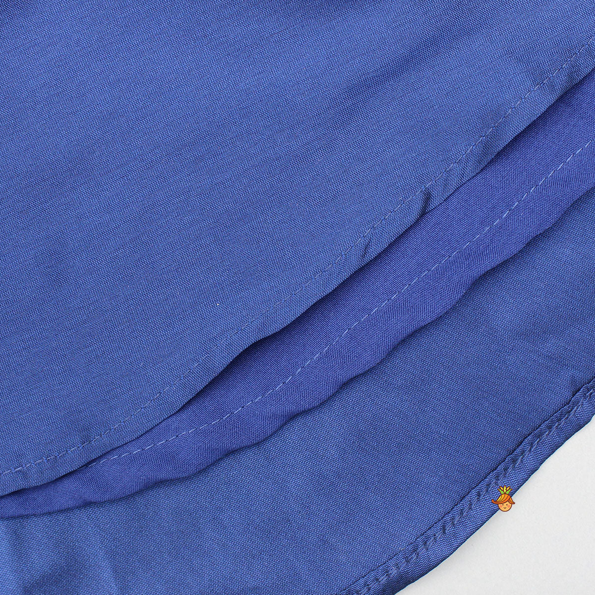 Pre Order: Elegant Navy Blue Embroidered Kurti And Tulip Dhoti With Dupatta