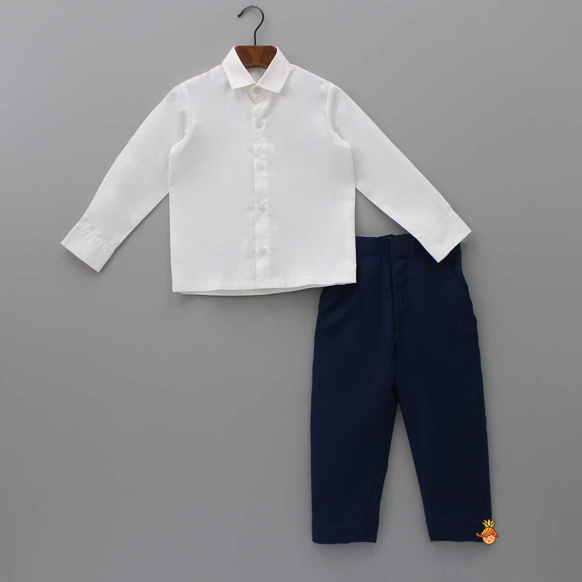 Pre Order: Shirt And Jungle Theme Embroidered Jacket With Pant