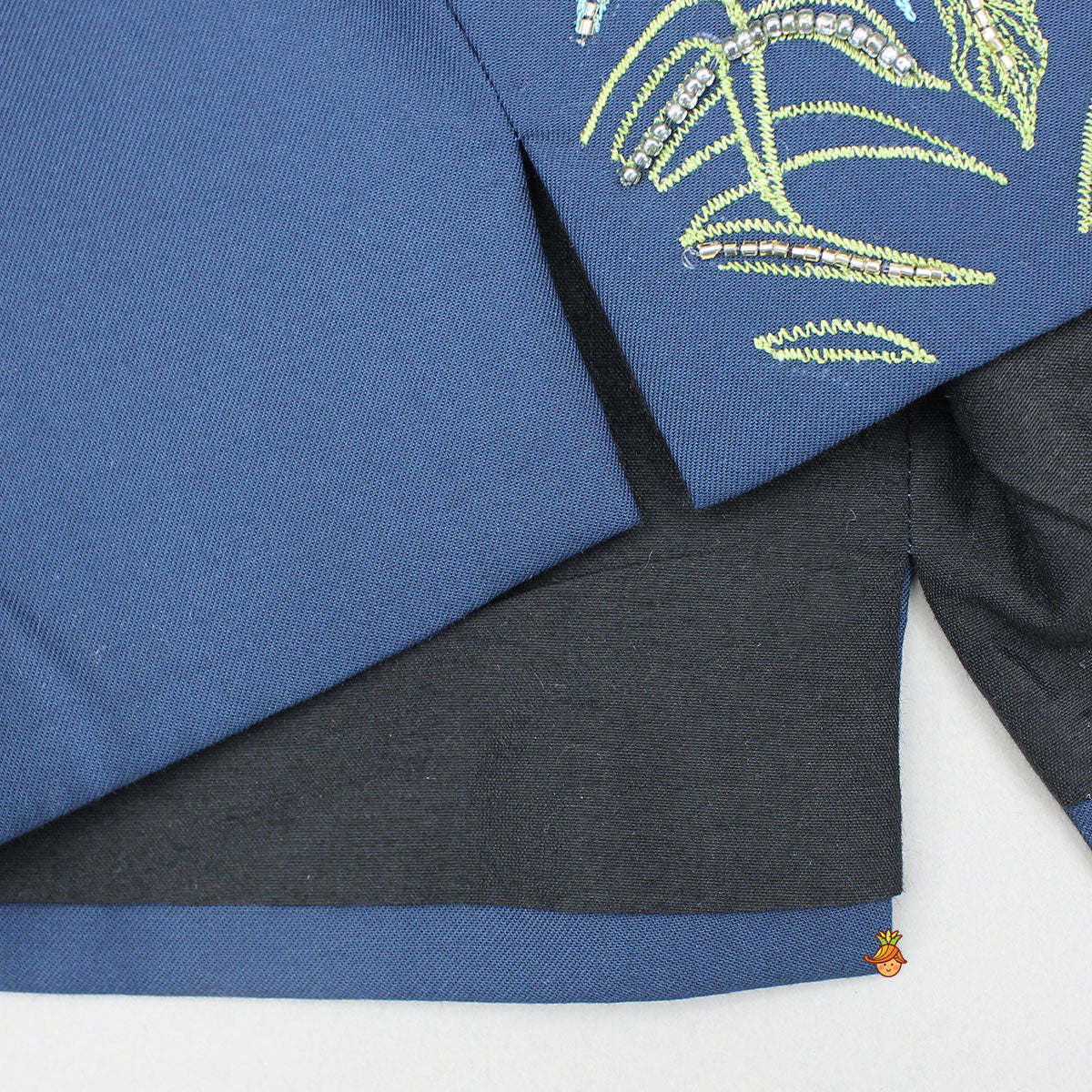 Pre Order: Shirt And Jungle Theme Embroidered Jacket With Pant
