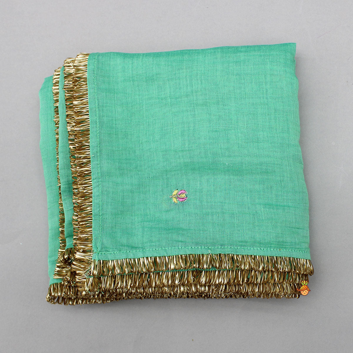 Pre Order: Green Embroidered Kurta With Lehenga And Dupatta