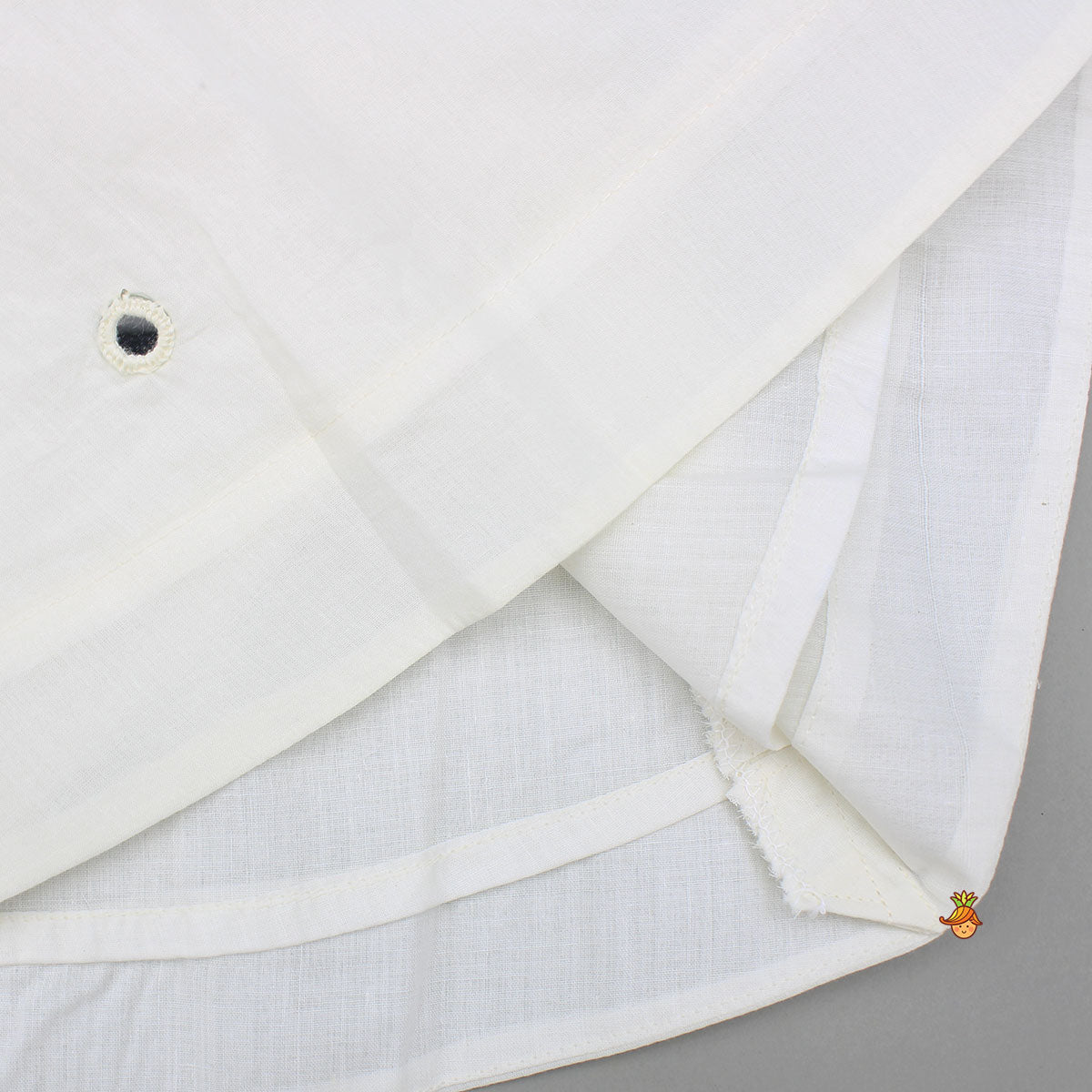Pre Order: Fresh White Halter Neck Kurti With Pant