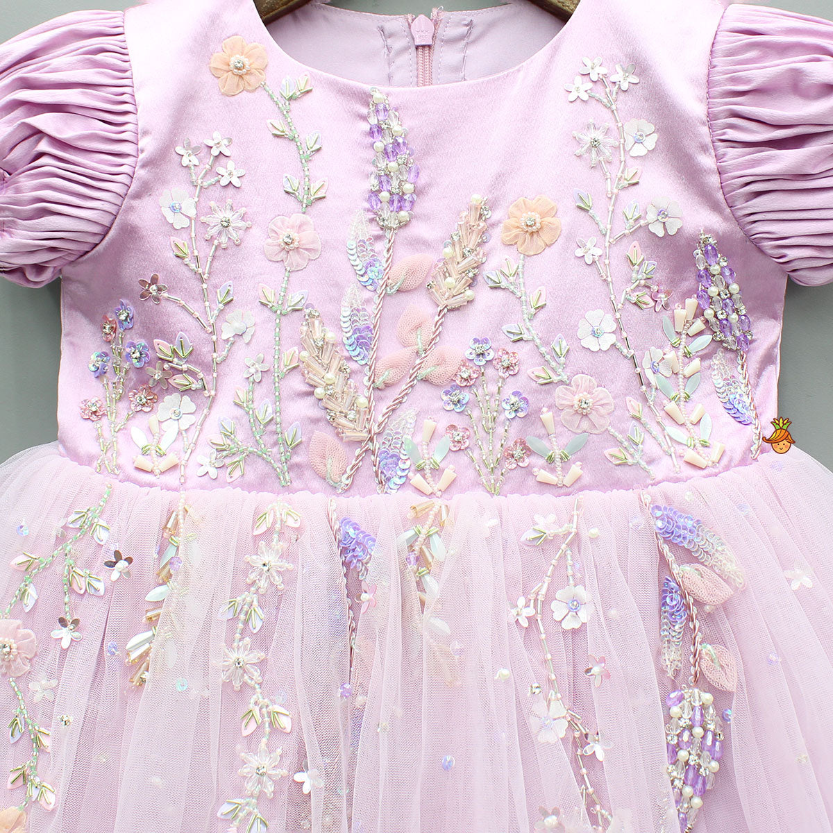 Pre Order: Dreamy Floral Lavender Flared Dress