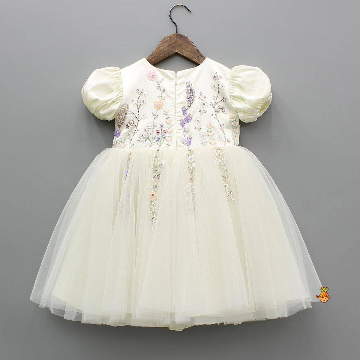 Pre Order: Dreamy Floral Off White Flared Dress