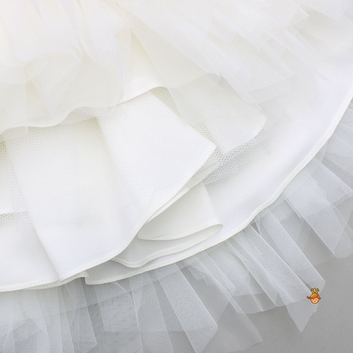 Pre Order: Fresh Tropical Embroidered Ruffled Dress