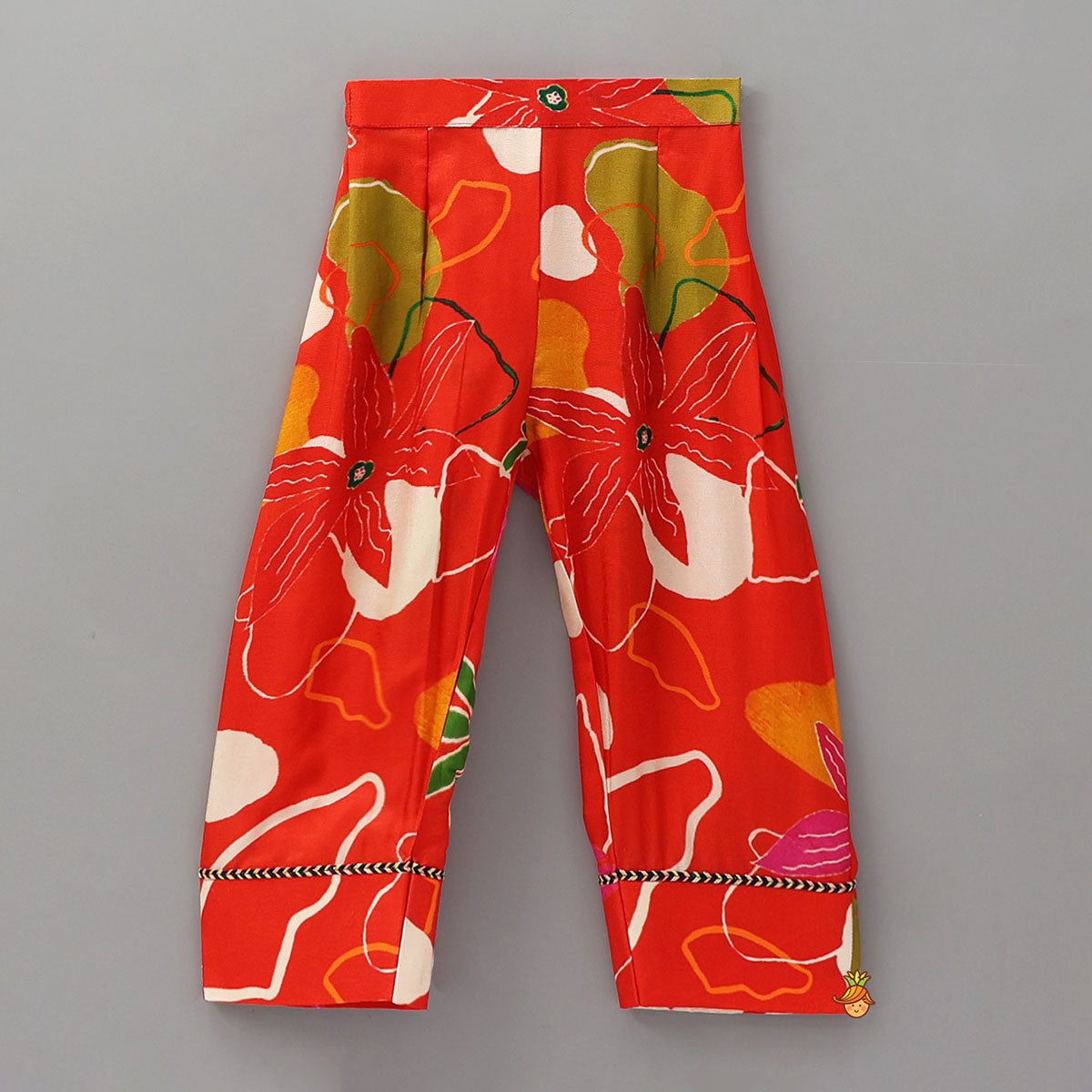 Floral Printed Sleeveless Kurti With Matching Pant