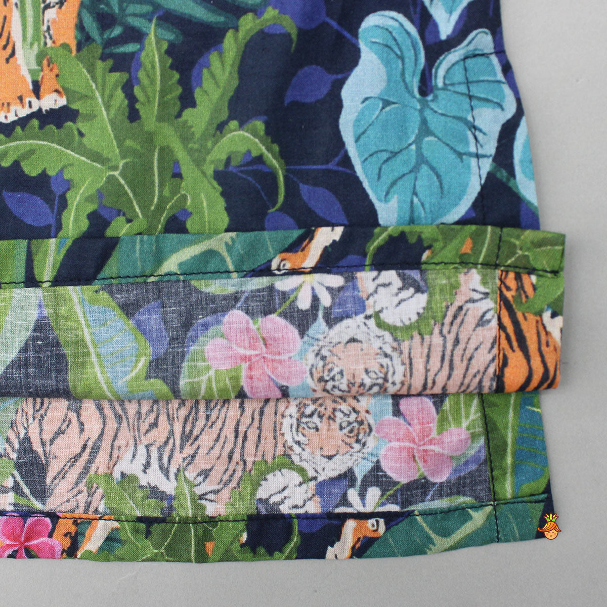 Pre Order: Jungle Safari Printed Multicolour Kurta With Pyjama