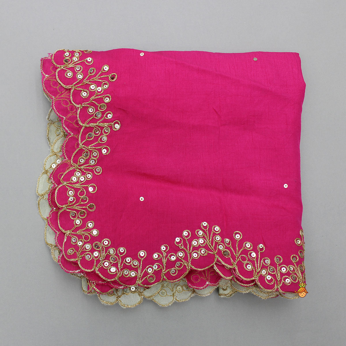 Pre Order: Exquisite Waistcoat Style Embroidered Top With Shimmery Lehenga And Shimmery Dupatta