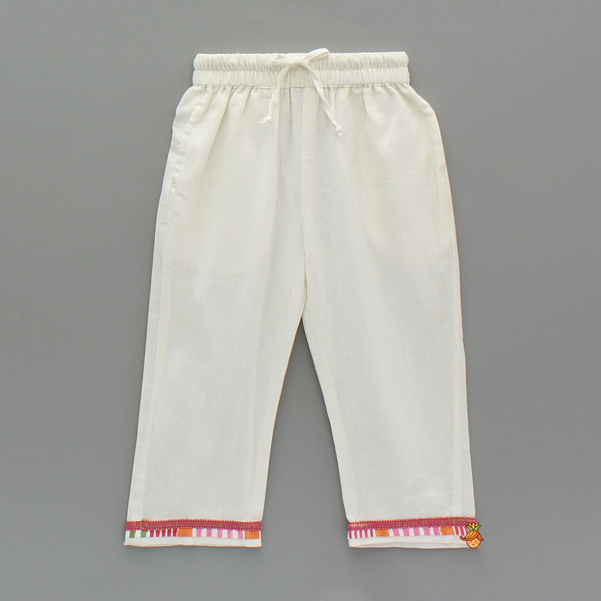 Pre Order: Ethnic Angrakha Style Kurti And Pant