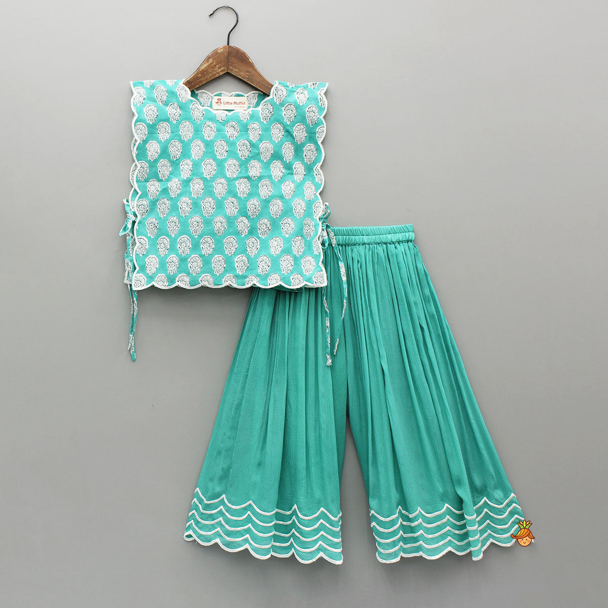 Vest Style Top With Matching Palazzo