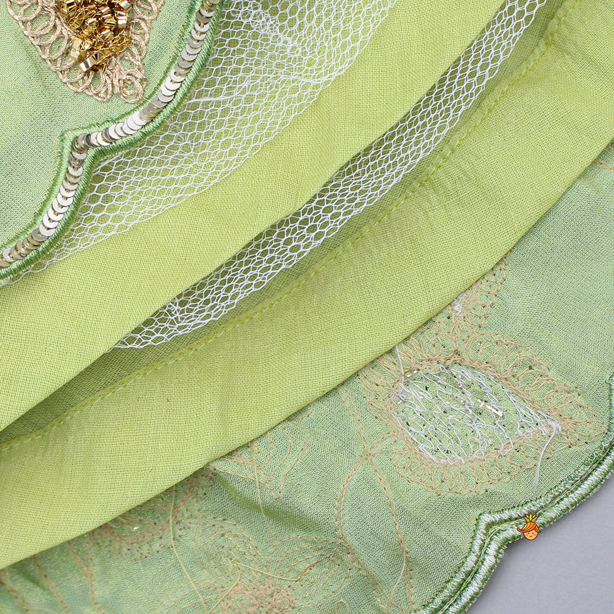 Pre Order: Gorgeous Shimmery Floral Embroidered Top With Matching Lehenga And Dupatta