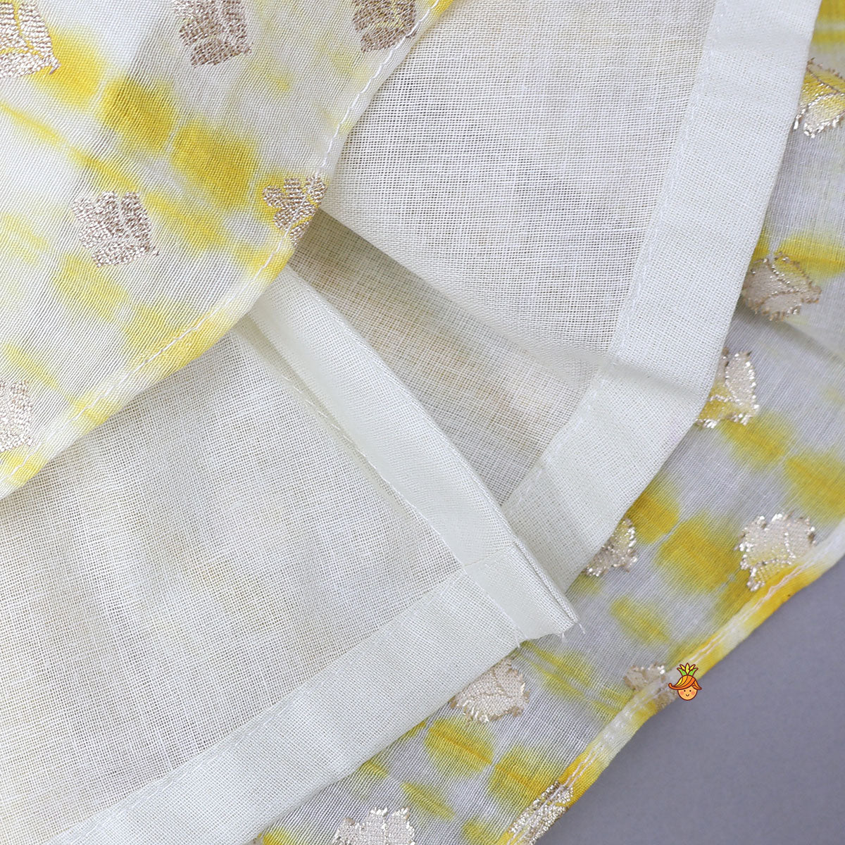 Front Slit Kurti And Sharara With Matching Dupatta