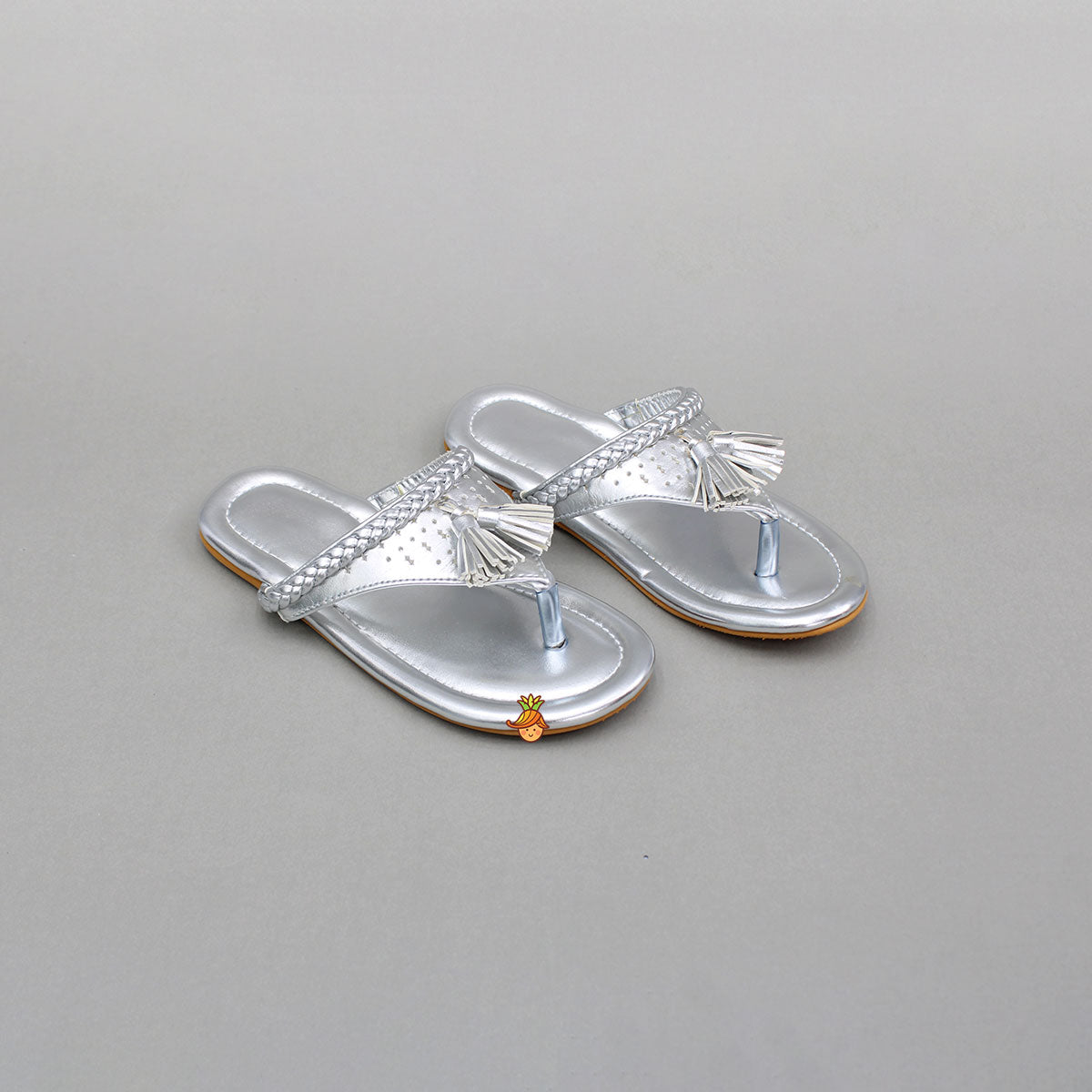 Pre Order: Elegant Braid Detailed Ethnic Flats