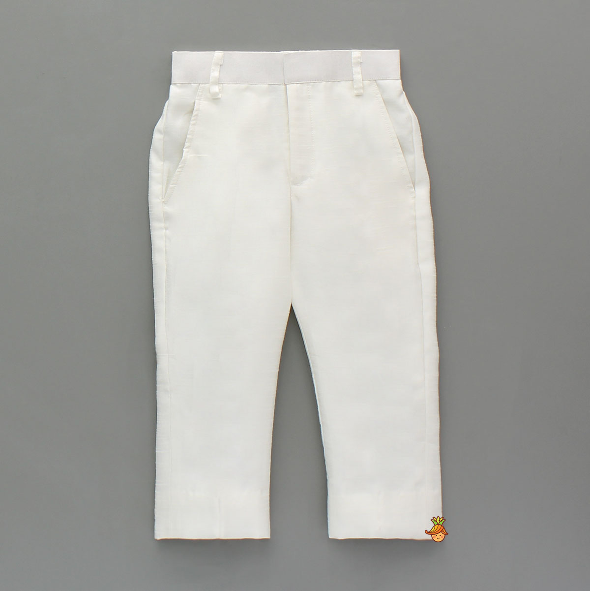 Pre Order: Off White Kurta With Embroidered Jacket With Pant