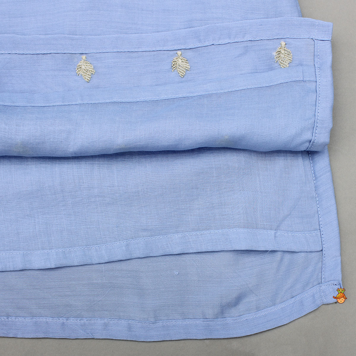 Pre Order: Ethnic Booti Detailed Kurta With Thread Work Jacket And Pyjama