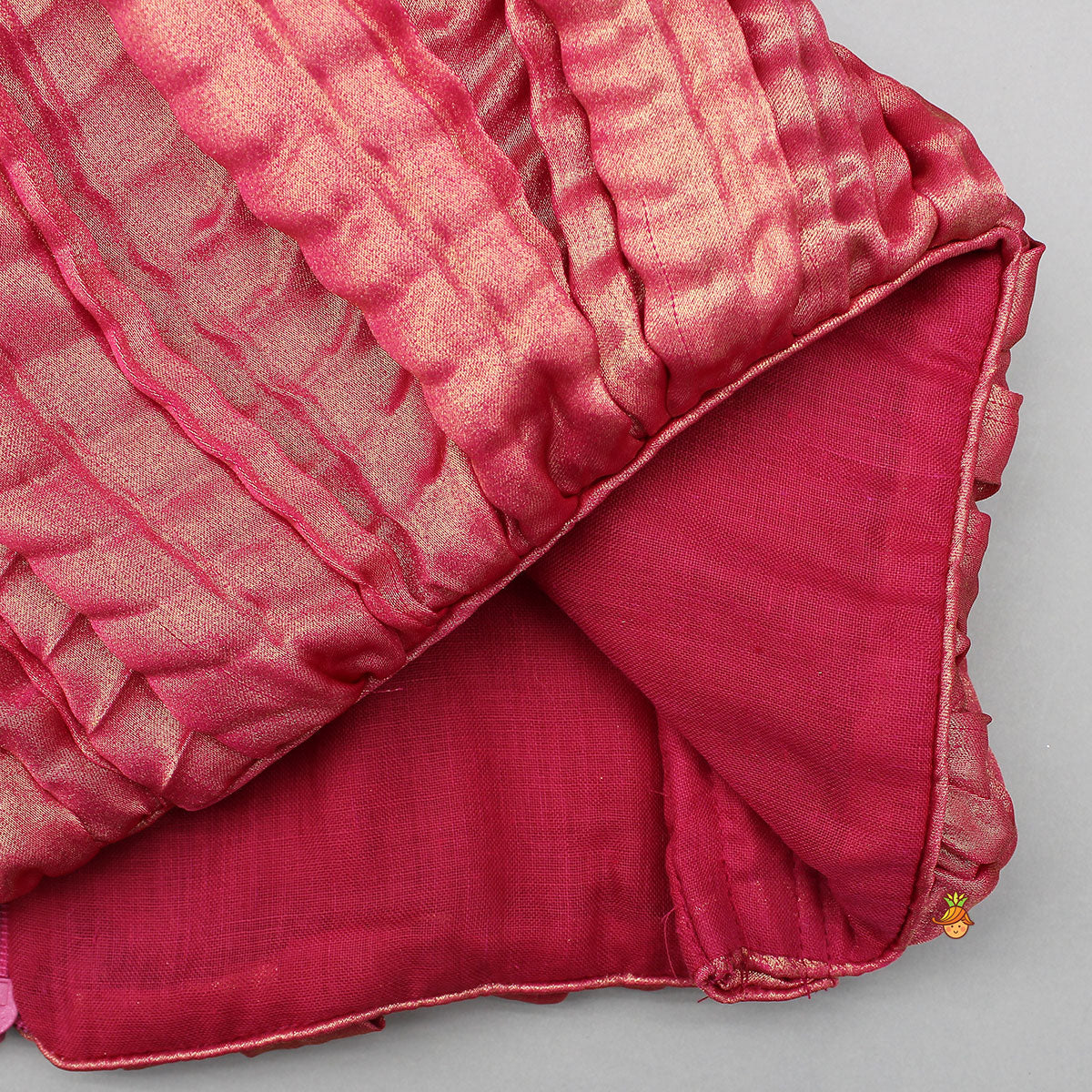 Pre Order: Exquisite Shimmery Halter Neck Top With Lehenga