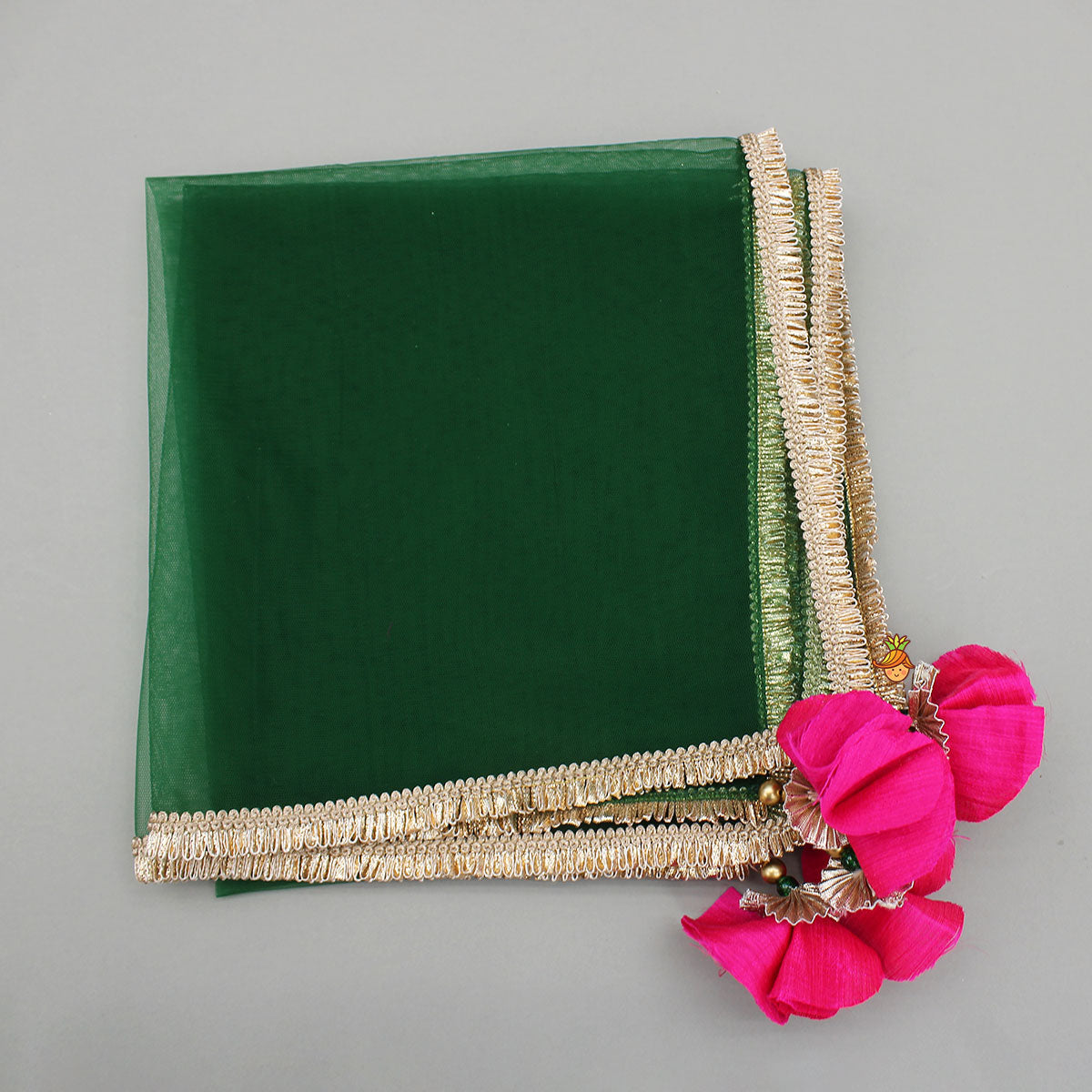 Pre Order: Off White Brocade Top With Lehenga And Dupatta