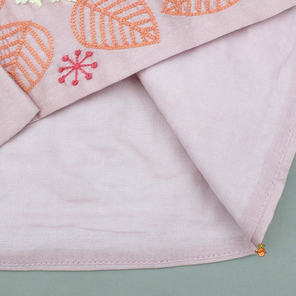 Pre Order: Pink Kurta With Hand Embroidered Jacket And Pyjama