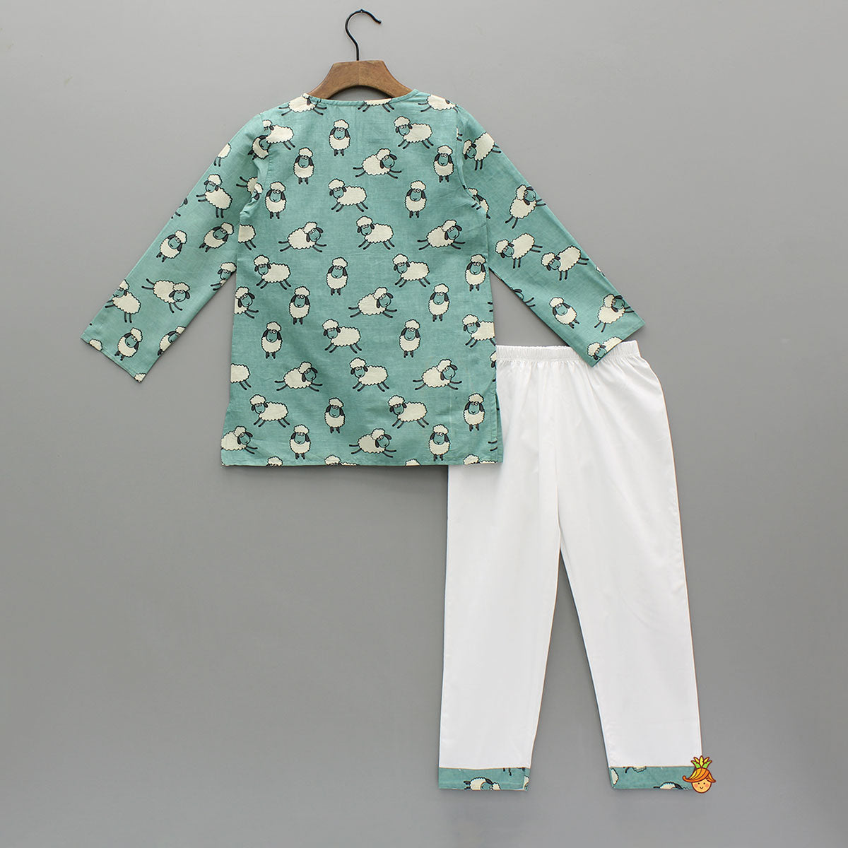 Pre Order: Animal Printed Blue Sleepwear