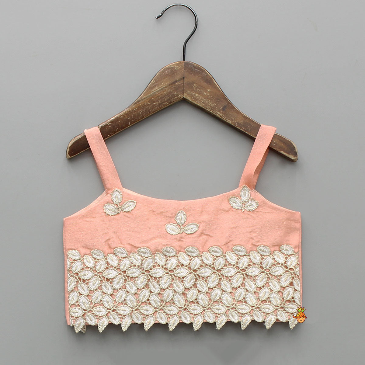 Pre Order: Shimmery Floral Detailed Top With Shimmery Palazzo And Sling Bag
