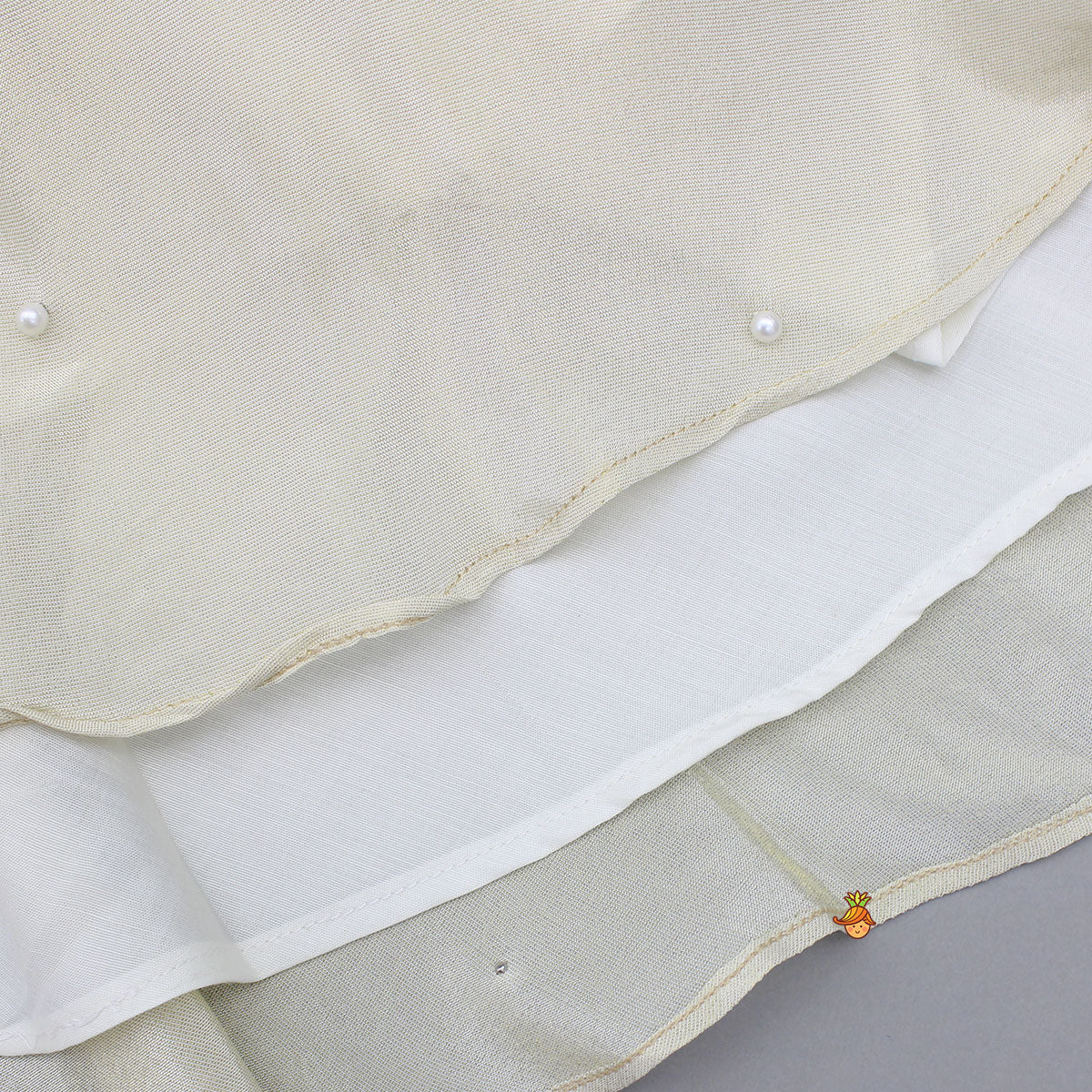 Pre Order: Shimmery One Shoulder Embroidered Top With Shimmery Palazzo
