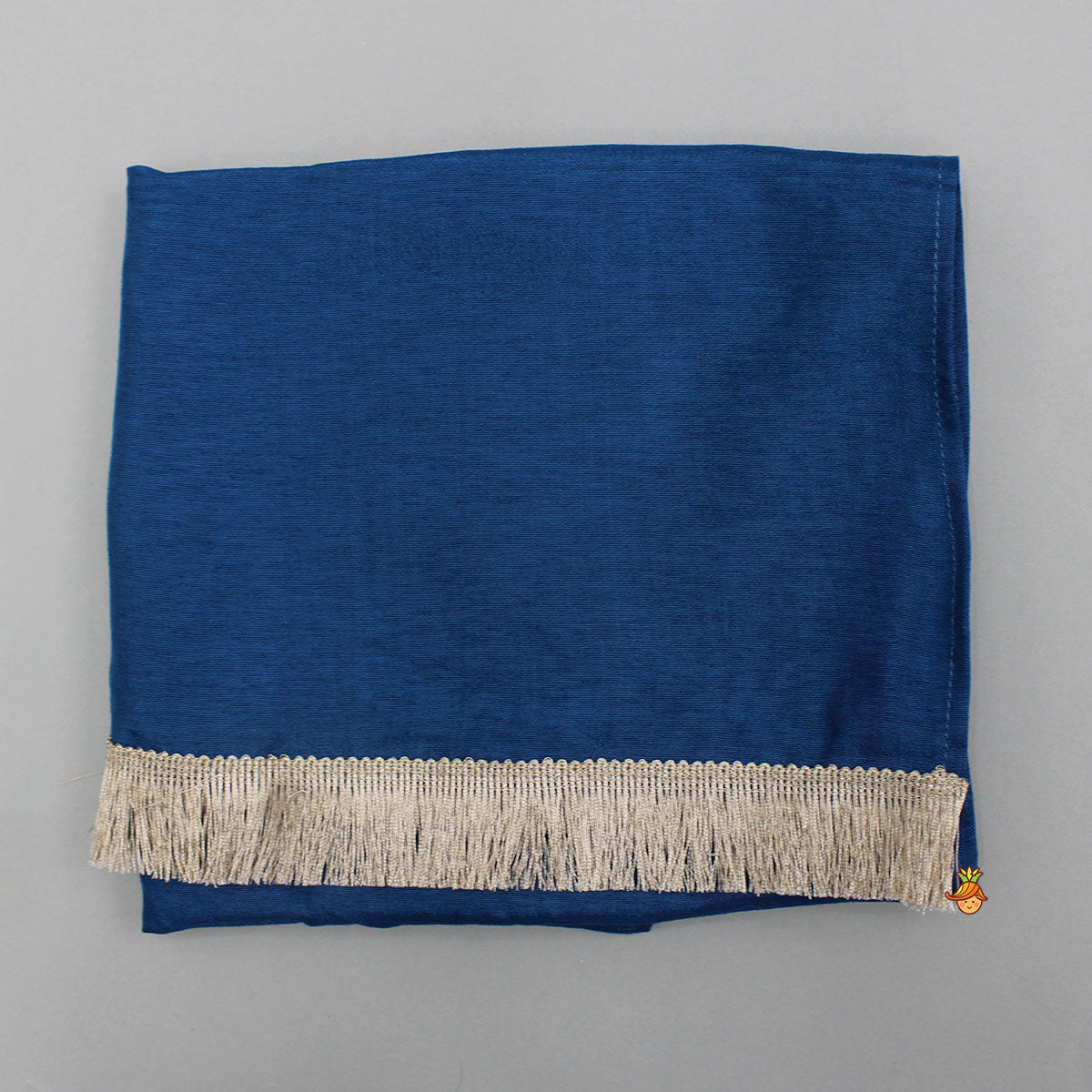 Pre Order: Pleat Detailed Zari Embroidered Kurti With Sharara And Dupatta