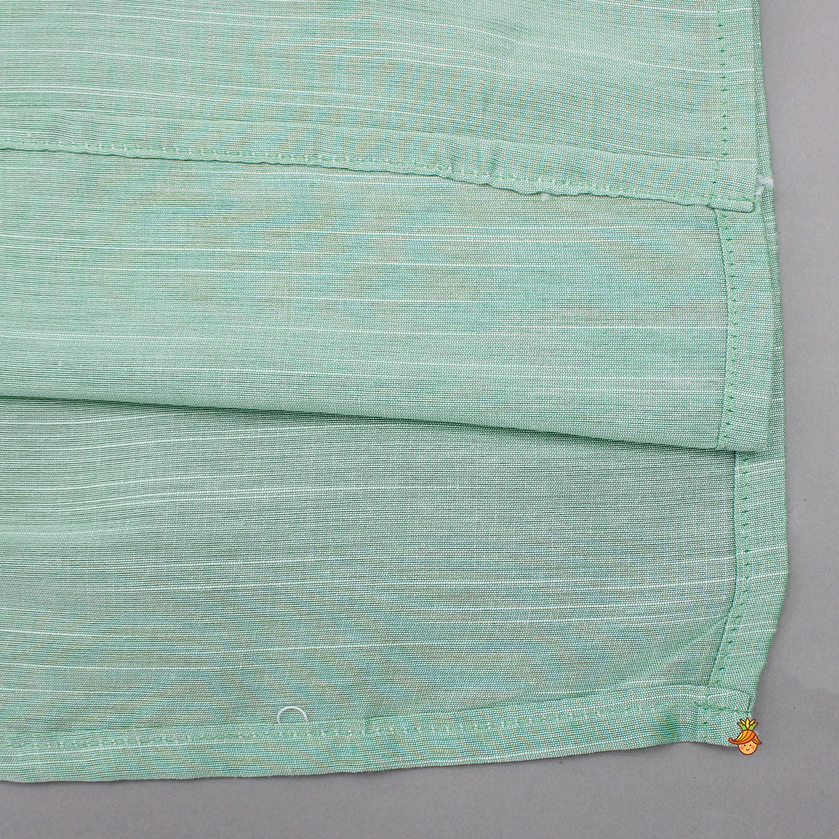 Pre Order: Green Ethnic Kurta With Floral Printed Jacket And Pyjama