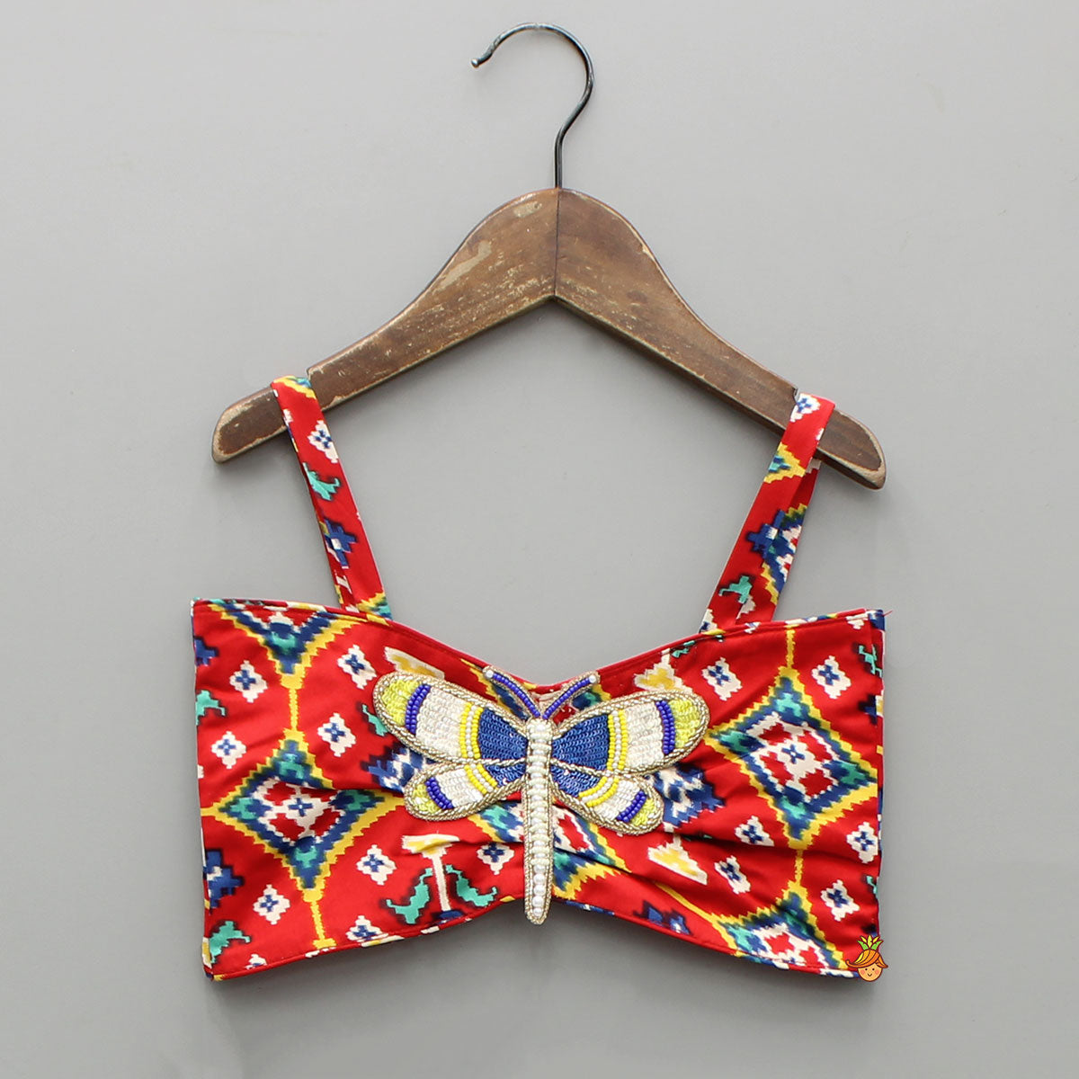 Pre Order: Printed Multicolour Strappy Top With Palazzo