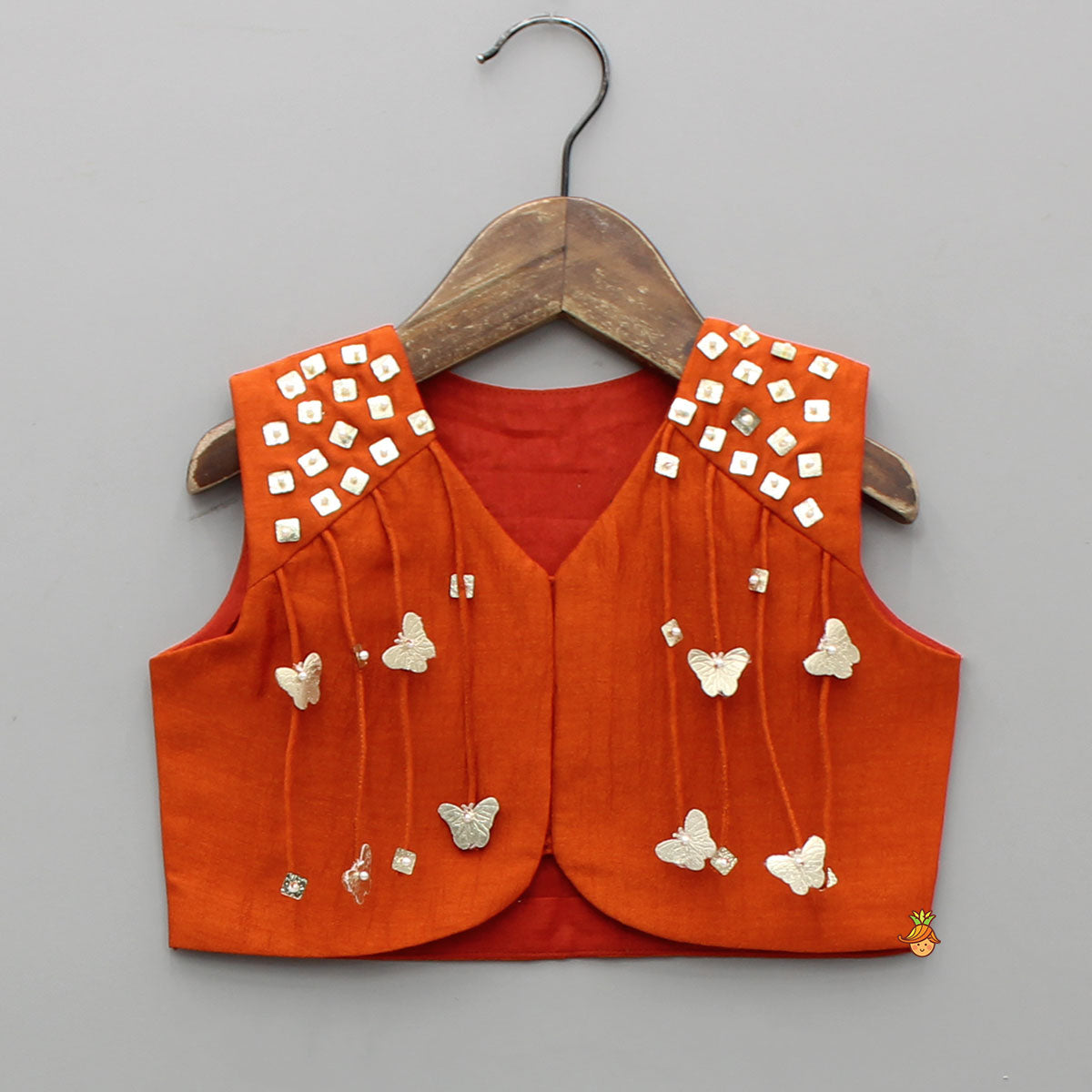 Pre Order: Stunning Butterfly Embellished Top With Matching Palazzo